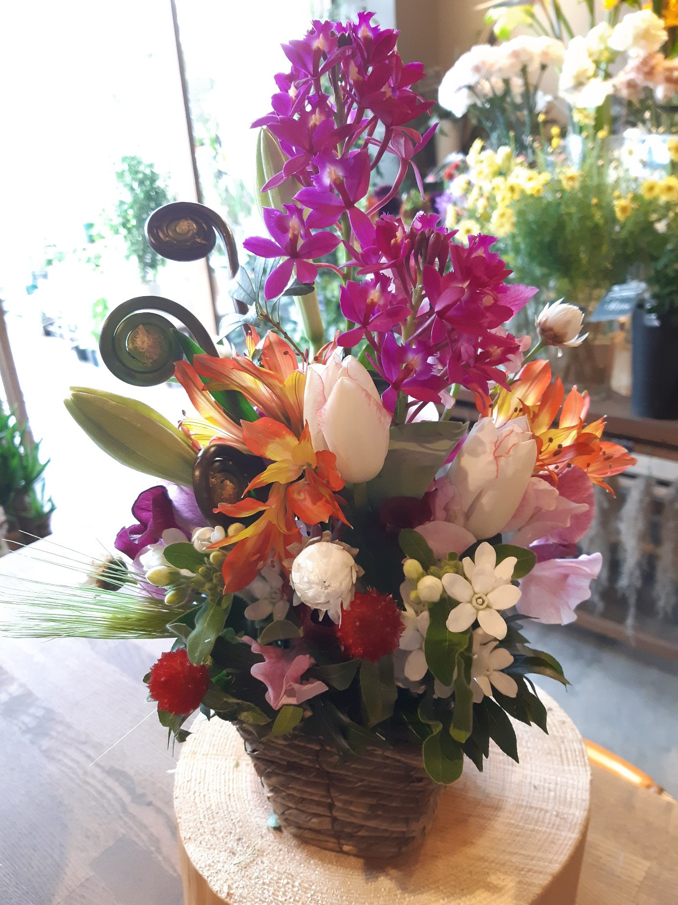 月命日のお供え花を贈るなら旭区の千林大宮にある花屋｜結いはなで
