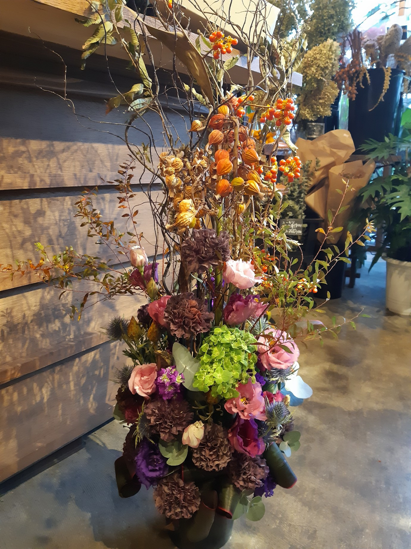 洋食屋さんの開店花を贈るなら大阪の旭区にある花屋｜結いはなで