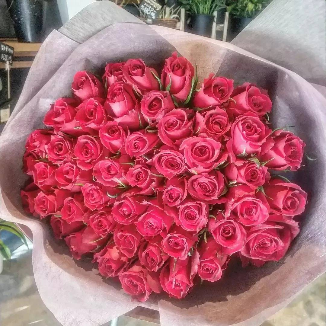 プロポーズに贈る５０本の赤バラ